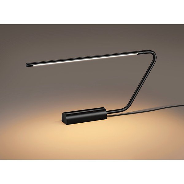Fekete LED asztali lámpa (magasság 33 cm) Olea – Trio Select-image-2