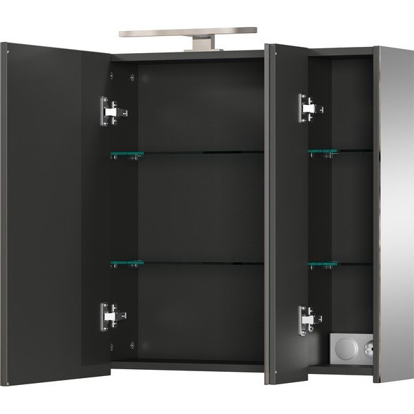 Szürke fürdőszoba szekrény 80x71 cm – Germania-image-3