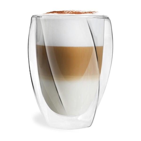 Latte 2 db duplafalú pohár, 300 ml - Vialli Design