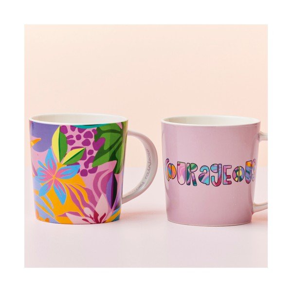 Porcelán bögre szett 2 db-os 380 ml Be Fierce – Maxwell & Williams-image-1