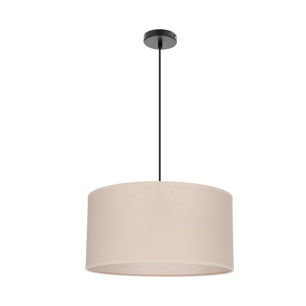 Bézs függőlámpa textil búrával ø 40 cm Shanti – Candellux Lighting