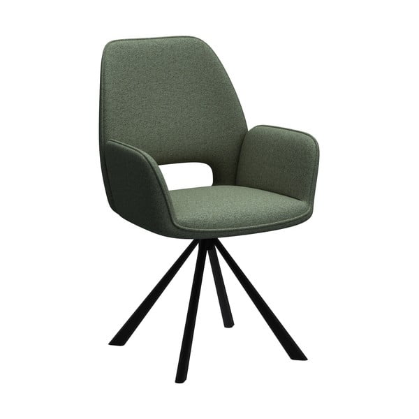 Sötétzöld karfás étkezőszék Graham – Actona