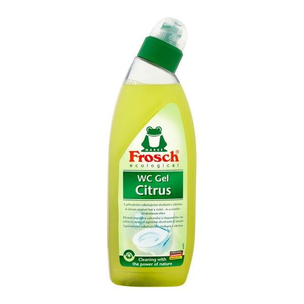 Frosch WC-tisztító gél citrom illattal, 750 ml