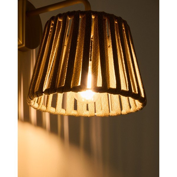 Napelemes LED fali kültéri lámpa (magasság 23 cm) Aldet – Kave Home-image-2