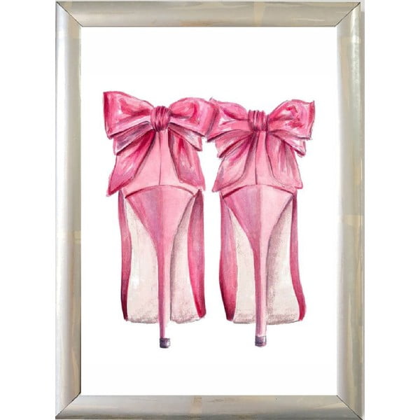 Poszter 20x30 cm Pink Fashion Shoes – Piacenza Art