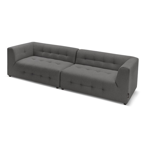 Sötétszürke kanapé 324 cm Kleber - Bobochic Paris-image-4