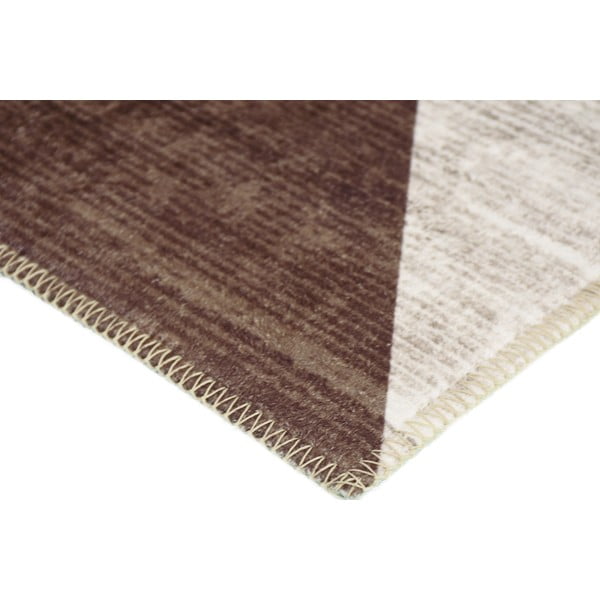 Barna-bézs mosható szőnyeg 80x50 cm - Vitaus-image-2