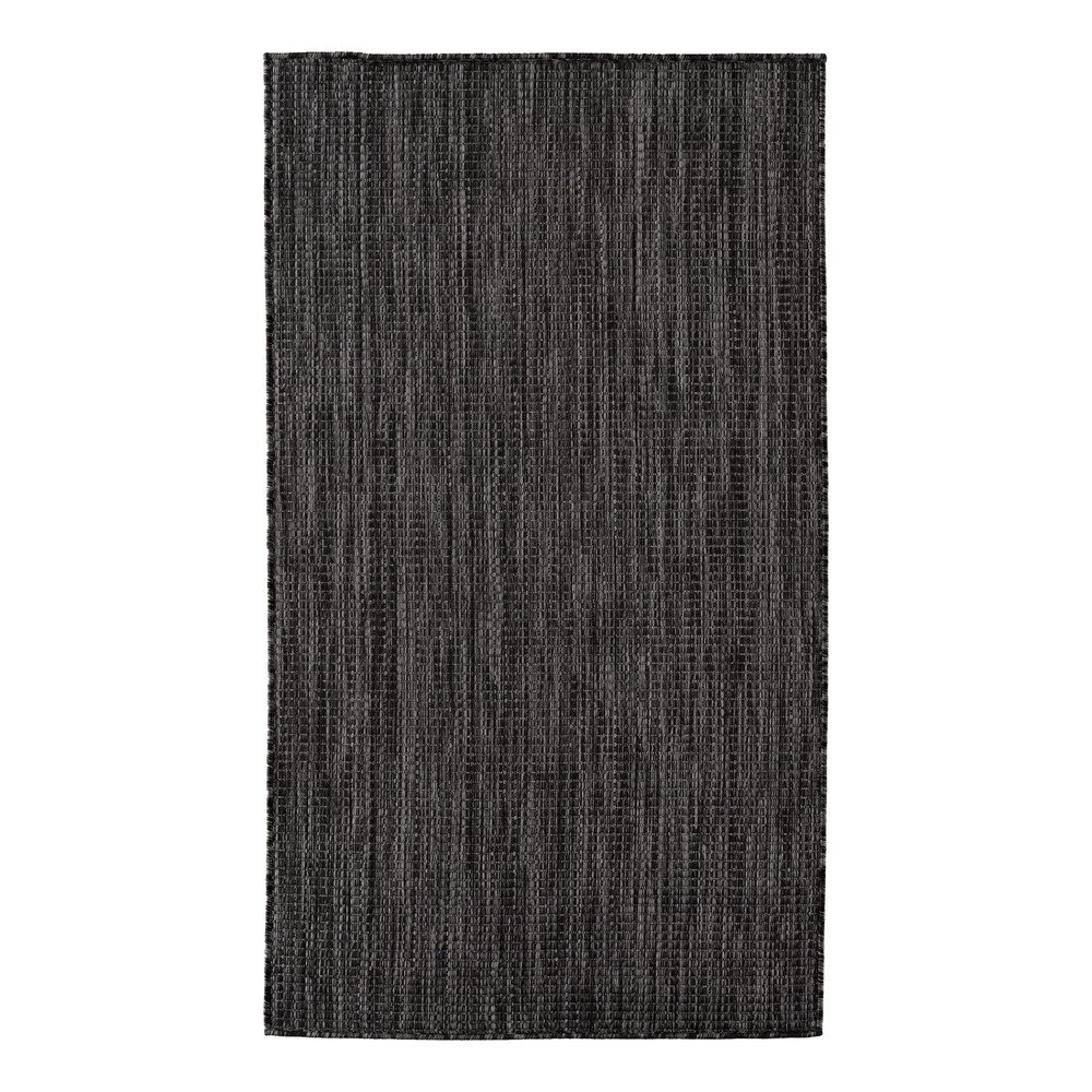 Fekete kültéri-beltéri szőnyeg 60x100 cm Mira 1450 – Ayyildiz Carpets