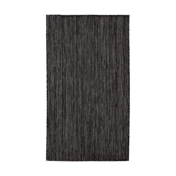 Fekete kültéri-beltéri szőnyeg 60x100 cm Mira 1450 – Ayyildiz Carpets