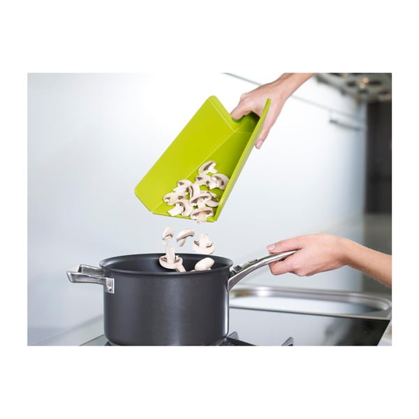 Chop2Pot Plus fekete összehajtható vágódeszka, hosszúság 38 cm - Joseph Joseph-image-2