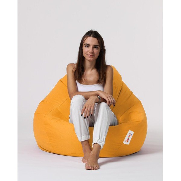 Sárga kerti ülőzsák Premium XXL – Floriane Garden-image-1