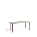 Acél kerti étkezőasztal 90x180 cm Brai – Kave Home