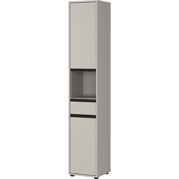 Szürke magas keskeny fürdőszoba szekrény 33x181 cm Lemont – Germania-image-2
