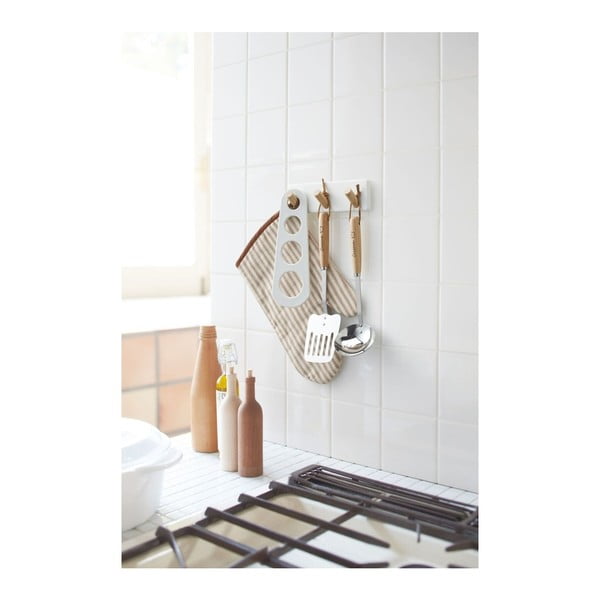 Trio fehér konyhai fali fogas - YAMAZAKI-image-2