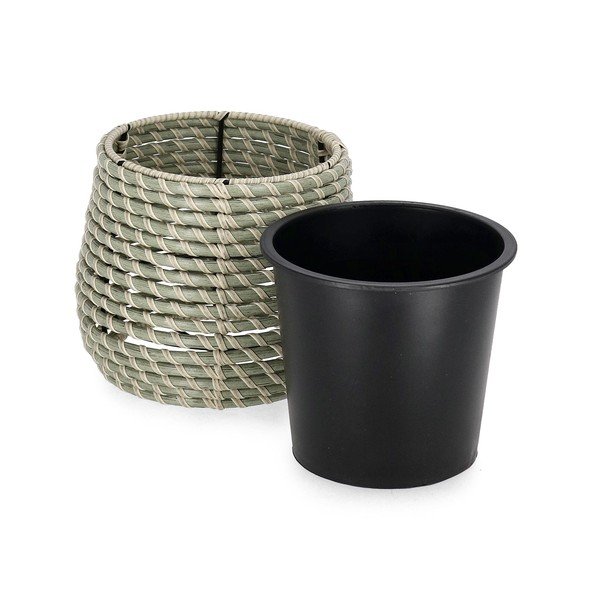 Műanyag-műrattan virágcserép készlet 3 db-os ø 45 cm Thanh – Bizzotto-image-2
