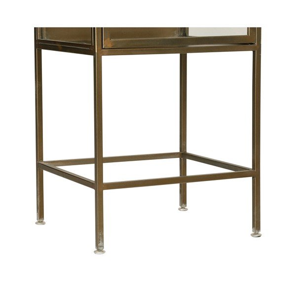 Aranyszínű fém tálalószekrény 47,5x170 cm Dagenham – Côté Table-image-4