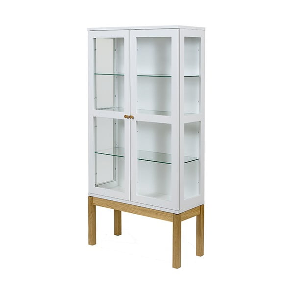 AbbeyWood fehér könyvespolc/tálalószekrény - Woodman-image-3