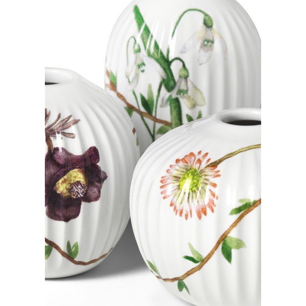 Hammershøi Spring 3 db mini porcelán váza - Kähler Design-image-3