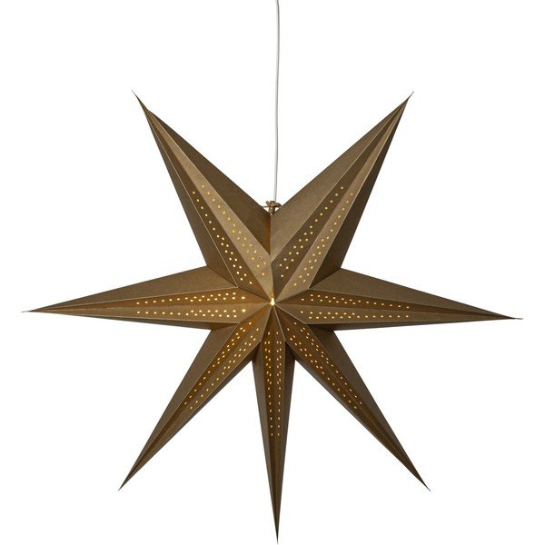 Karácsonyi aranyszínű fénydekoráció ø 60 cm Point - Star Trading-image-2