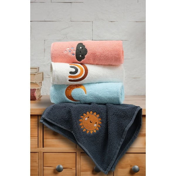 Pamut törölköző szett 4 db-os 30x50 cm – Mila Home-image-2