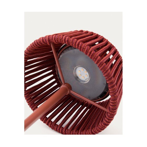 Napelemes LED asztali-hordozható kültéri lámpa ø 11 cm Aldet – Kave Home-image-4