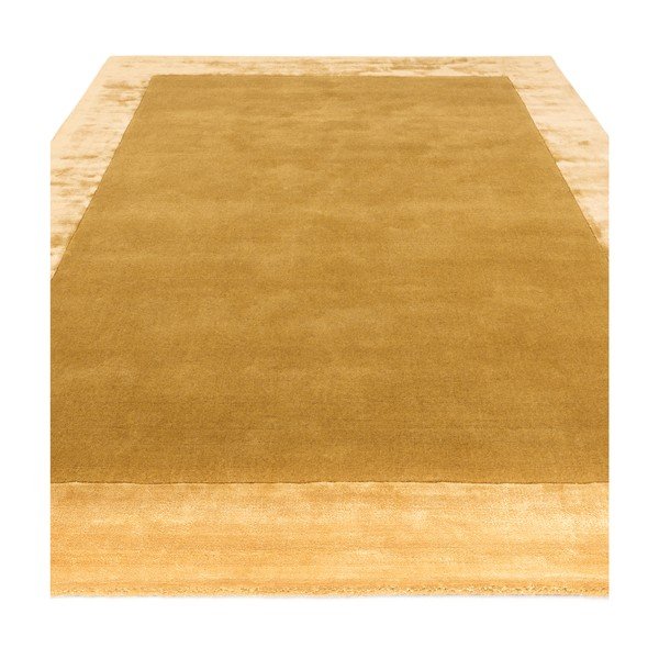 Okkersárga kézi szövésű gyapjú keverék szőnyeg 160x230 cm Ascot – Asiatic Carpets-image-1