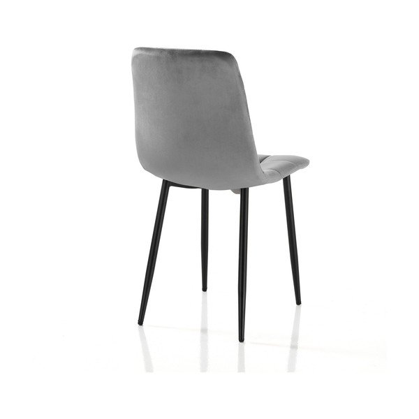 Szürke bársony étkezőszék szett 2 db-os Faffy – Tomasucci-image-2