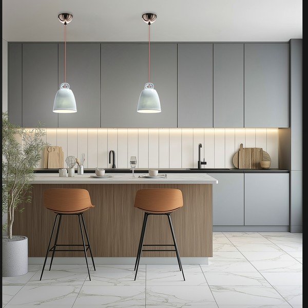 Kék gyerek függőlámpa kerámia búrával Sewilla – Candellux Lighting-image-4