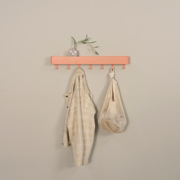 Lazacszínű fém fali fogas polccal 72 cm Dax Play – Spinder Design-image-3