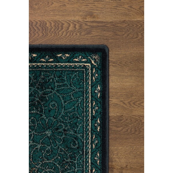 Petróleumkék gyapjú szőnyeg 160x240 cm Ann – Agnella-image-3