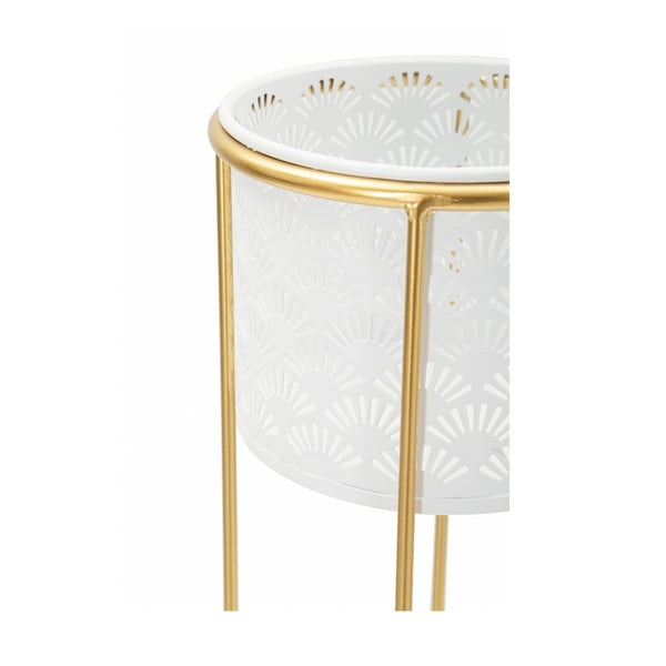 Fém virágtartó állvány szett 2 db-os ø 17 cm (magasság 46 cm) Whity – Mauro Ferretti-image-4