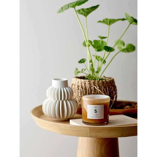 Kerek tárolóasztal tölgyfa dekorral ø 44 cm Luana – Bloomingville-image-2