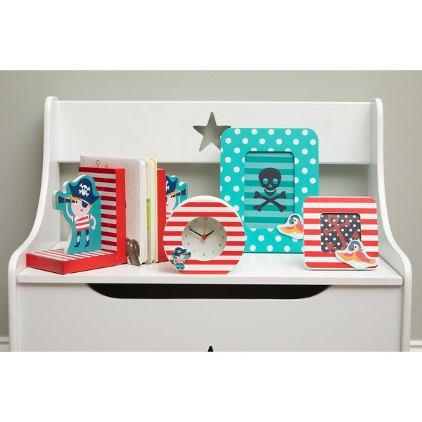 Piros-türkiz fa képkeret szett 2 db-os 18x23 cm Pirate – Premier Housewares-image-1