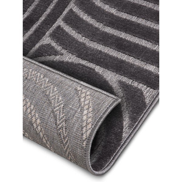 Antracitszürke szőnyeg 67x120 cm Iconic Wave – Hanse Home-image-4