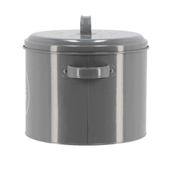 Szürke komposztálható hulladék gyűjtő 6,3 l Secret Du Potager – Esschert Design-image-3