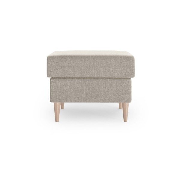 Aubrieta bézs puff, 60 x 45 cm - Mazzini Sofas-image-2
