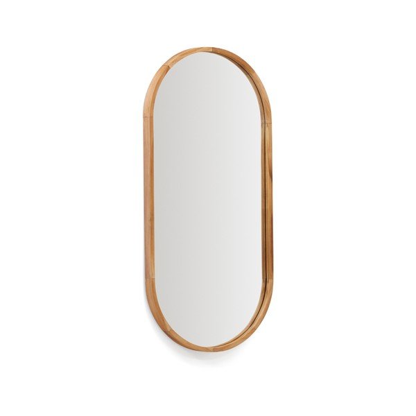 Fali tükör tömörfa kerettel 45x95 cm Magda – Kave Home-image-3