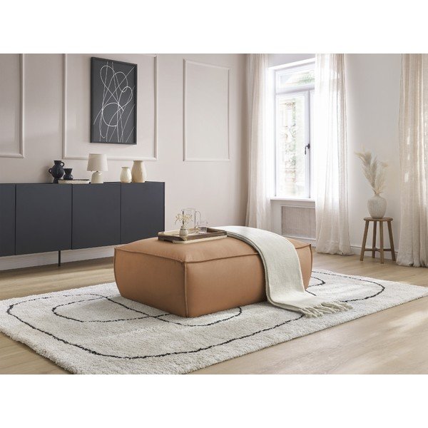 Barna bőrutánzat lábtartó Boheme – Bobochic Paris-image-1