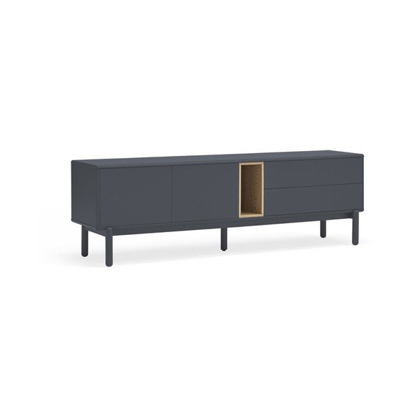Sötétszürke TV-állvány 180x56 cm Corvo - Teulat-image-2