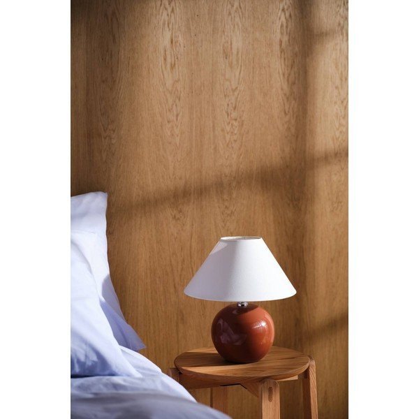 Barna-krémszínű kerámia asztali lámpa (magasság 29 cm) Karamell – Jotex-image-2