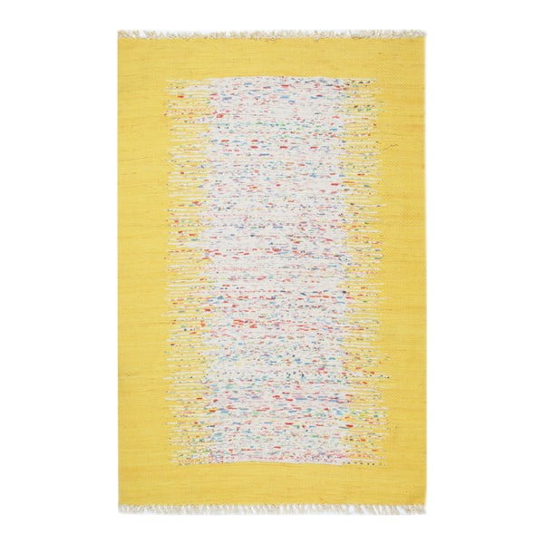 Yolk sárga szőnyeg, 120 x 180 cm - Eco Rugs
