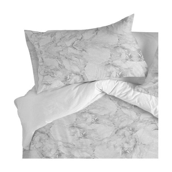 Essence Marble 2 db pamut párnahuzat, 50 x 75 cm - Blanc-image-1