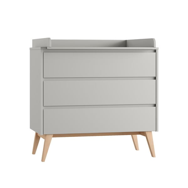 Szürke alacsony gyerek komód 100x52,5 cm Swing – Pinio-image-2