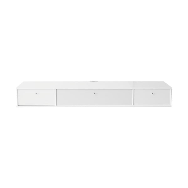 Fehér TV-állvány 176x22 cm Mistral – Hammel Furniture