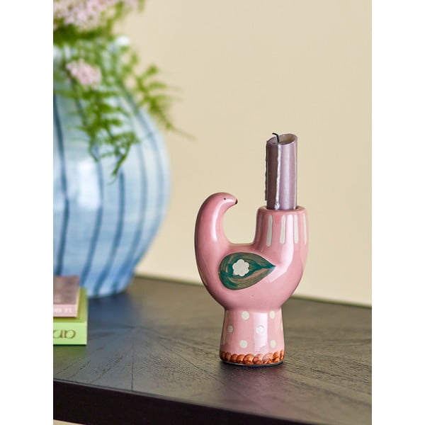 Agyagkerámia gyertyatartó Trudy – Bloomingville-image-1