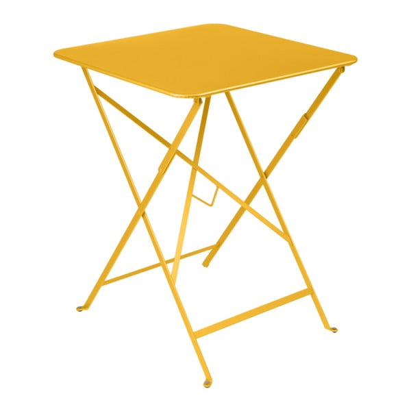 Bistro sárga kerti kisasztal, 57 x 57 cm - Fermob