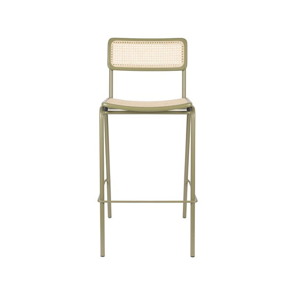 Zöld rattan bárszék szett 2 db-os 106 cm Jort - Zuiver-image-2