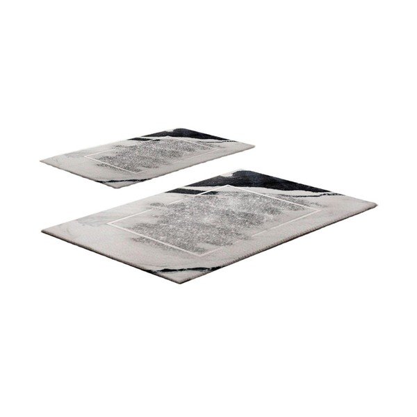 Szürkésbézs fürdőszobai kilépő szett 2 db-os 60x100 cm CT – Foutastic