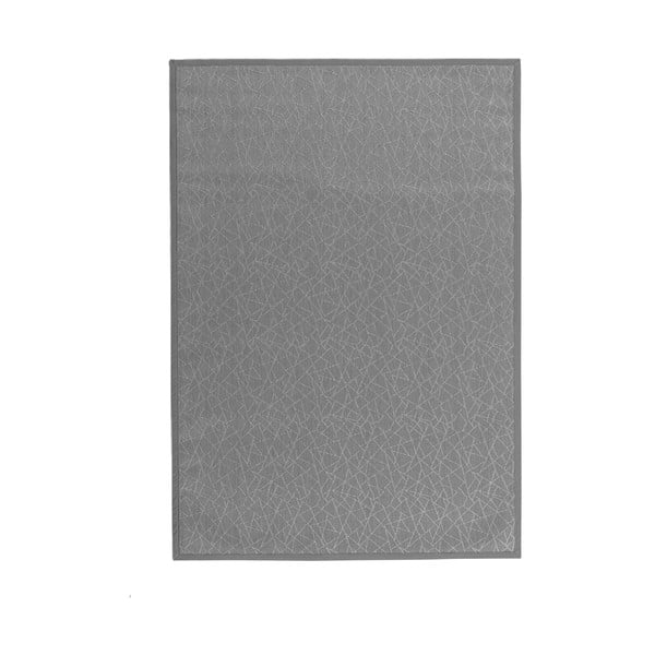 Világosszürke PVC szőnyeg 140x200 cm Geo Silver – Casa Selección