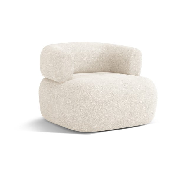 Bézs buklé fotel Jenny – Micadoni Home